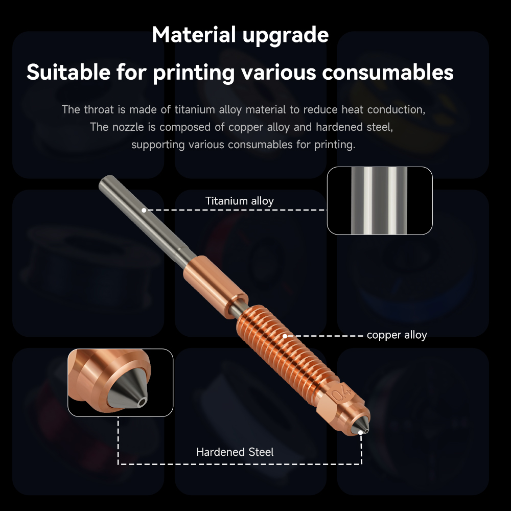 2026 NEW Hotend For Creality K - High Flow Ceramic Hotend recension och pris
