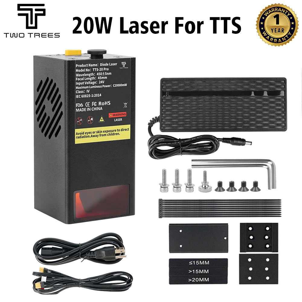 TWOTREES 20W Laser Module For  - 20W Laser Engraver Module Upgrade recension och pris